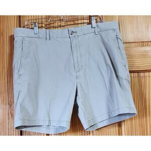 Vineyard Vines Breaker Shorts Khaki Beige Stretch Chino Size 36